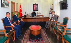 Alanya'nın yeni Başsavcısı ve Adalet Komisyonu Başkanı'ndan Kaymakam Öztürk'e ziyaret