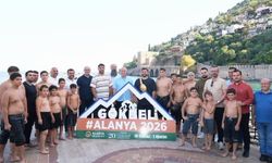 Başpehlivanlar Gökbel öncesi Başkan Özçelik'le buluştu