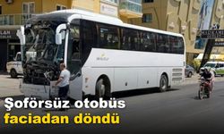 Sürücüsüz Hareket Eden Tur Otobüsü Alanya'da Kazaya Yol Açtı