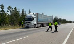 Konya'da patlayan TIR lastiği faciaya neden oldu! Aynı aileden 6 kişi yaralandı