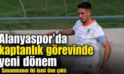Alanyaspor'da yeni kaptanlar belli oldu: Kaptanlık stoperlere emanet