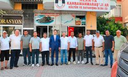 Kaymakam Öztürk’ten Alanya’daki Kahramanmaraşlılar derneklerine ziyaret