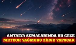 Antalya bölgesinde Perseid meteor yağmuru zirve yapacak