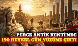 Aksu'daki Perge Antik Kenti'nde 190 heykel gün yüzüne çıktı