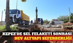 Kepez'de sel felaketi sonrası altyapı seferberliği