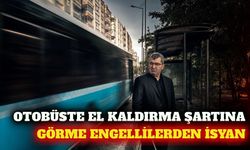 Antalya'da otobüs için el kaldırma şartına engelli tepkisi