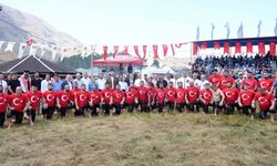 Gökbel'de zirve değişmedi: Başpehlivan yine Enes Doğan