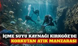 Antalya'nın içme suyu kaynağı Kırkgöz'de atık temizliği