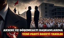 Akseki ve Döşemealtı başkanları Yeni Parti'ye katıldı