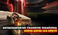 Antalyaspor'un transfer yasağında dosya sayısı 10'a düştü
