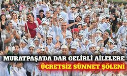 Muratpaşa'da dar gelirli aileler için sünnet şöleni