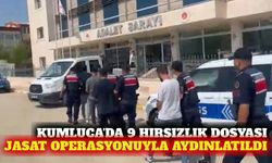 Kumluca'da JASAT operasyonuyla 9 hırsızlık çözüldü