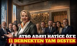 ATSO adayı Hatice Öz'e 11 soydaş derneğinden destek