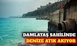 Damlataş'ta denize akan atıklar arıtma tartışması başlattı