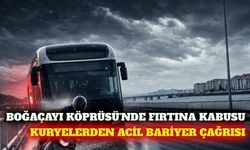 Boğaçayı Köprüsü'nde kuryelerden acil bariyer çağrısı