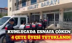 Kumluca'da suç örgütü operasyonu: 4 kişi tutuklandı