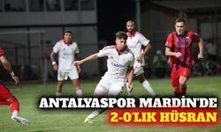 Antalyaspor deplasmanda Mardin FK'ya 2-0 mağlup oldu