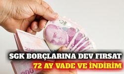 SGK borçlularına 72 ay vade ve indirimli faiz fırsatı