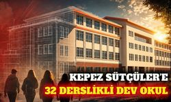 Kepez Sütçüler'e 32 derslikli yeni ortaokul inşa edilecek