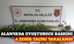 Alanya'da uyuşturucu operasyonu: 4 şüpheli yakalandı