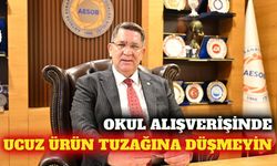 Okul alışverişinde AESOB'dan GÜBİS ve yerel esnaf uyarısı