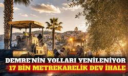 Demre Belediyesi'nden 17 bin metrekarelik asfalt ihalesi