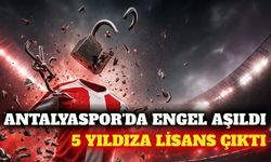 Antalyaspor transfer engelini aştı, 5 oyuncuya lisans çıktı