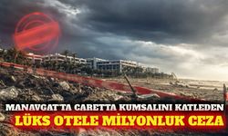 Manavgat'ta caretta kumsalını kirleten otele milyonluk ceza