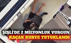 Şişli'de 2 milyon liralık altınla kaçan kurye tutuklandı