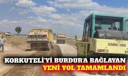 Korkuteli'deki Osmankalfalar-Dengere yolunda asfalt bitti