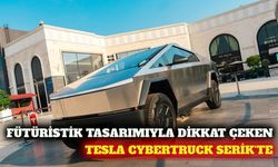 Tesla Cybertruck Serik'te ziyaretçilerle buluştu