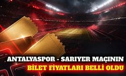 Antalyaspor - Sarıyer maçı bilet fiyatları belli oldu
