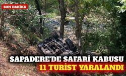 Alanya Sapadere'de safari aracı devrildi: 11 yaralı