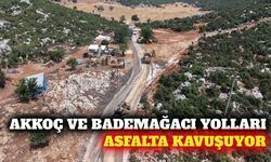 Döşemealtı'nda Akkoç ve Bademağacı yoluna asfalt