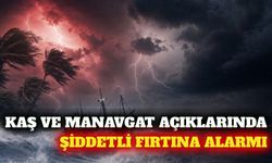 Kaş ile Manavgat arasında denizcilere fırtına uyarısı