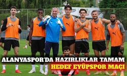 Alanyaspor'da Eyüpspor mesaisi sona erdi