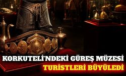 Korkuteli Yağlı Güreş Müzesi turistlerin ilgi odağı oldu