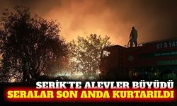 Serik'te çıkan otluk yangını 30 dönüme yayıldı