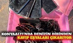 Konyaaltı'nda denize düşen eşyaları sahiplerine ulaştırıyor