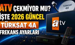 ATV çekmiyor mu? İşte 2026 güncel Türksat 4A frekans ayarları
