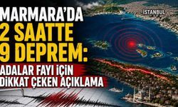 Marmara’da 2 saatte 9 deprem: Adalar Fayı için dikkat çeken açıklama
