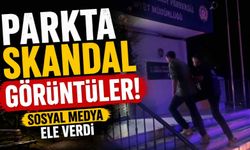 Parkta skandal görüntüler! Sosyal medya ele verdi