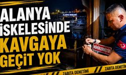 Alanya İskelesinde kavgaya geçit yok
