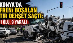 Konya'da freni boşalan TIR d*hşet saçtı: 1 ölü, 9 yaralı