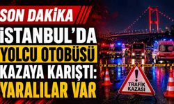 Son dakika - İstanbul’da yolcu otobüsü kazaya karıştı: Yaralılar var