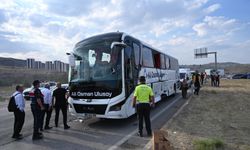 TIR, yolcu otobüsü ve kamyonet birbirine girdi: Kara yolu trafiğe kapandı