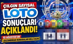 10 Ağustos Çılgın Sayısal Loto Sonuçları Açıklandı