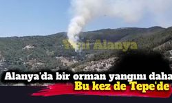 Son dakika - Alanya Tepe'de orman yangını