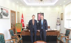 Alanya Kaymakamı Öztürk’e Başkontrolör Özdemir’den ziyaret