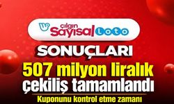 1 Ağustos 2026 Çılgın Sayısal Loto çekilişi tamamlandı: Büyük ikramiye 507 milyon TL'yi aştı